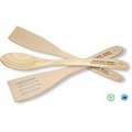 Wood Slotted Spoon